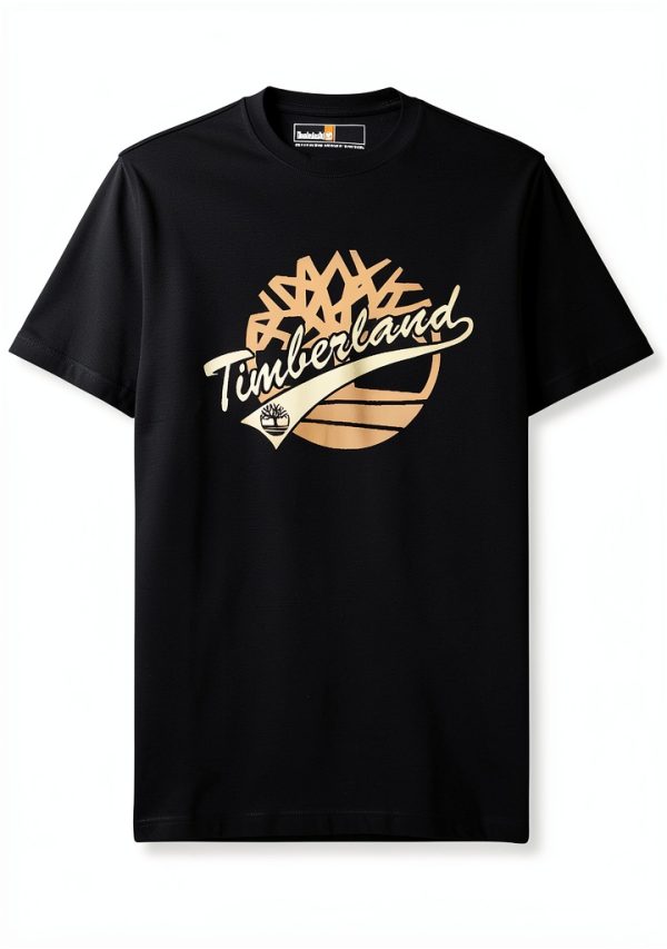 Timberland Mens T-Shirt 100% Cotton Regular Fit Graphic-4
