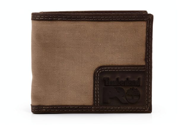Timberland Pro Mens Slimfold Wallet RFID Blocking Canvas-0