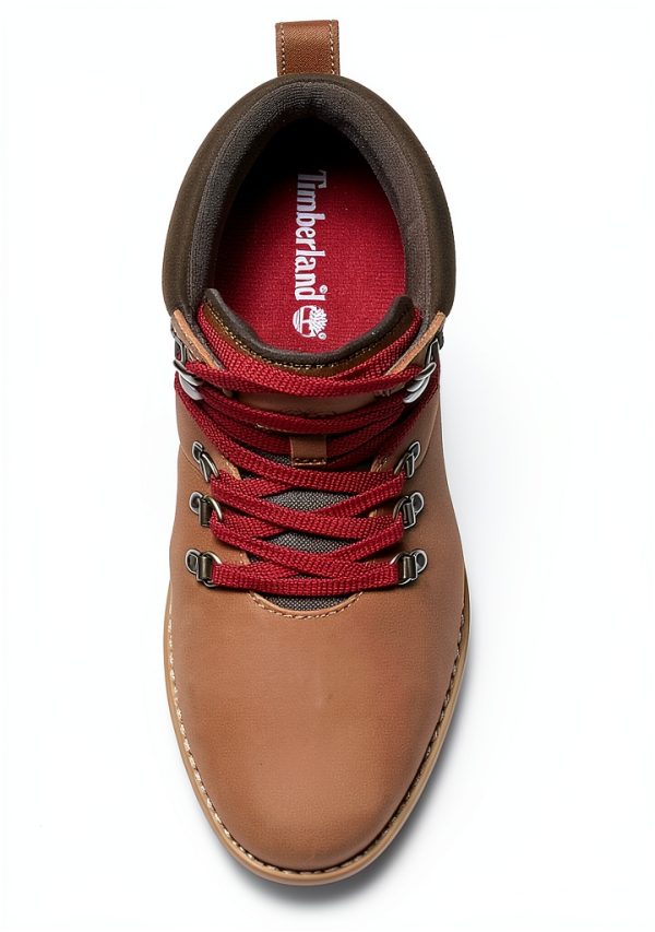 Timberland Womens Ankle Boots Premium Leather Lace Up Style-4