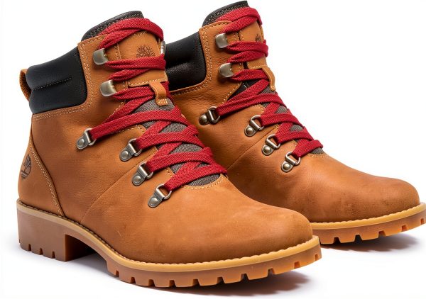 Timberland Womens Ankle Boots Premium Leather Lace Up Style-1