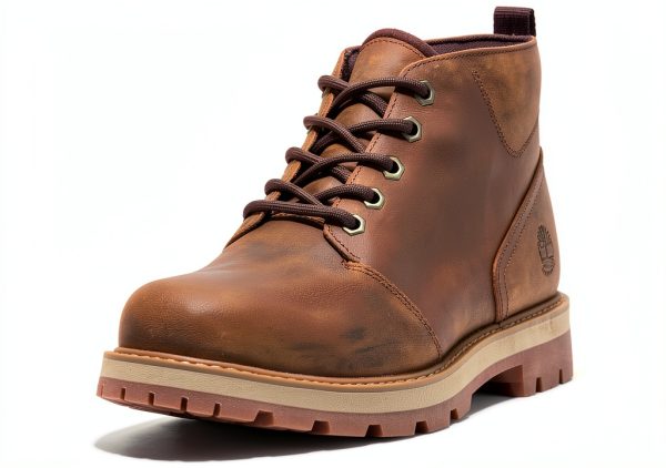 Timberland Chukka Boots Rust Full Grain Leather Waterproof-0