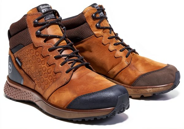 Timberland PRO Work Boots Waterproof Anti-Fatigue Mens Brown-1