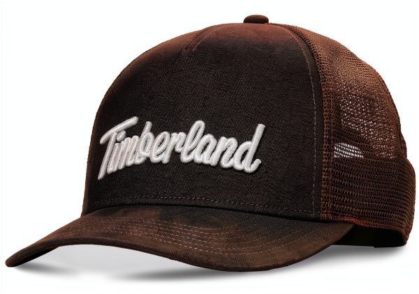 Timberland Mens Trucker Cap Adjustable Mesh Breathable-0