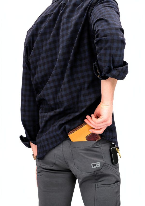 Timberland PRO Mens RFID Wallet Slim Canvas Leather Design-1