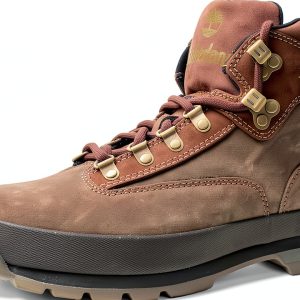 Timberland Euro Hiker Leather Mens Hiking Shoes Dark Green-0