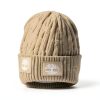 Timberland Womens Ribbed Knit Beanie Soft Stretch Fit-6