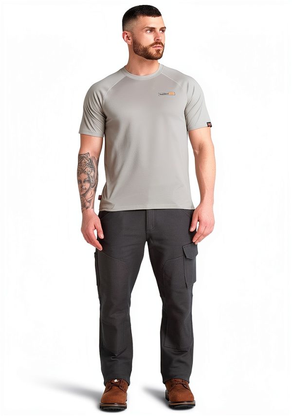 Timberland PRO Mens T-Shirt WickWork Technology ReBOTL-4