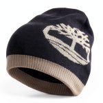 Timberland Mens Beanie Ribbed Knit Soft Fabric Logo Patch-0