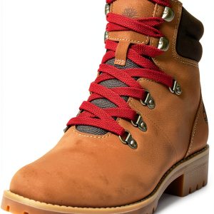 Timberland Womens Ankle Boots Premium Leather Lace Up Style-0