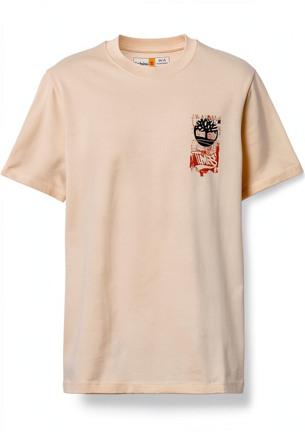 Timberland Mens T-Shirt Cotton Authentic Fit Graphic-4