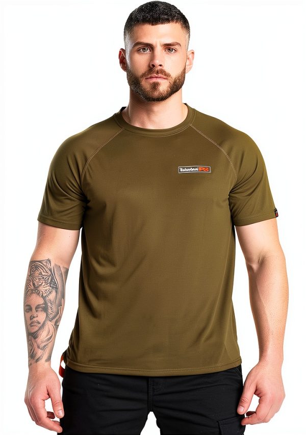 Timberland PRO Mens T-Shirt WickWork Technology ReBOTL-0