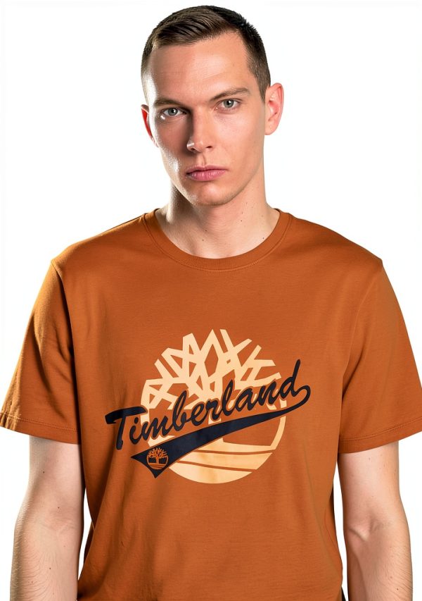 Timberland Mens T-Shirt 100 Cotton Regular Fit Graphic-3