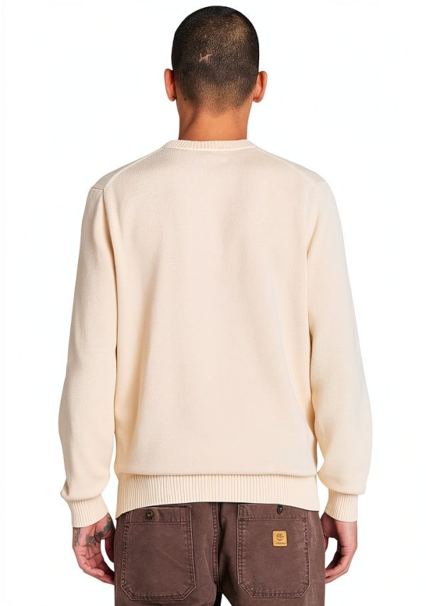 Timberland Mens Cotton Pullover Sweater Jacquard Logo-2