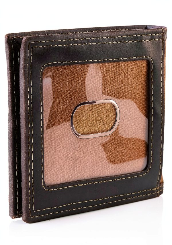 Timberland PRO Mens RFID Wallet Slim Canvas Leather Design-2