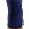 Timberland Womens Ankle Boots Dark Blue Canvas Insulated-2