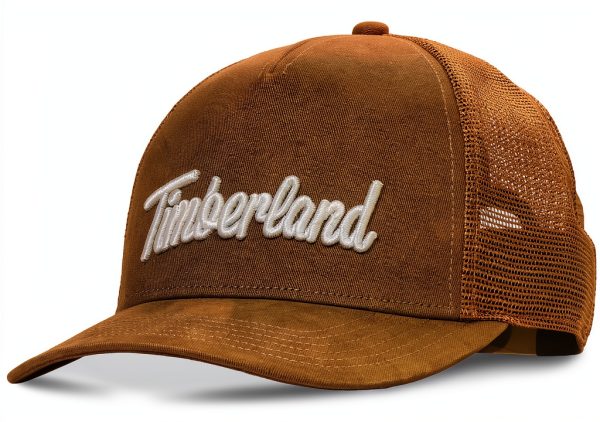 Timberland Mens Trucker Cap Adjustable Snapback Breathable-0