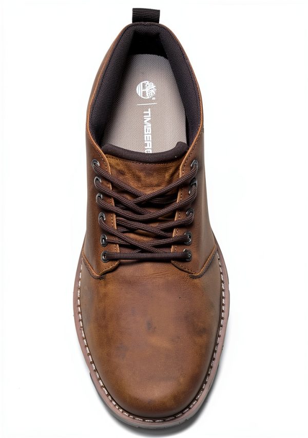 Timberland Chukka Boots Rust Full Grain Leather Waterproof-2