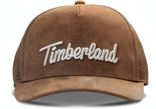 Timberland Mens Trucker Cap Adjustable Snapback Breathable-1