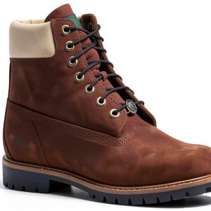 Timberland Mens Hiking Boots Waterproof Nubuck Burgundy-0