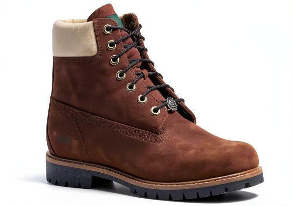 Timberland Mens Hiking Boots Waterproof Nubuck Burgundy-0