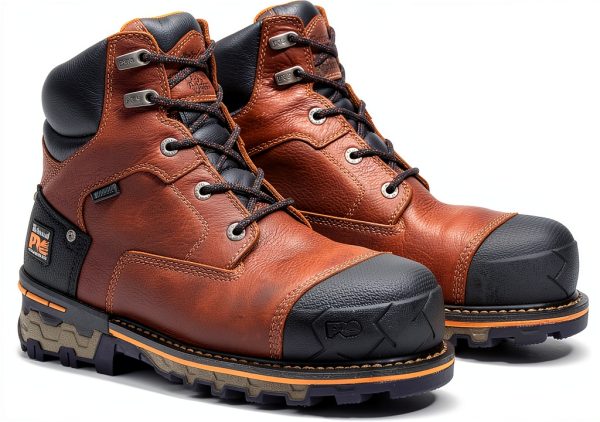Timberland PRO Brown Boots Anti-Fatigue Waterproof Safety-1