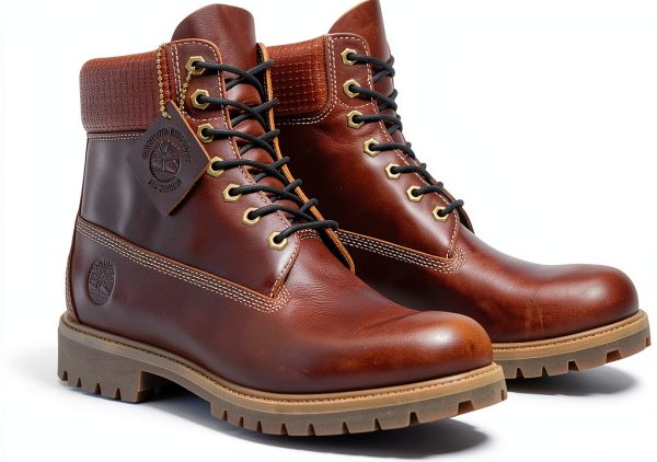 Timberland Mens Leather Boots Waterproof Anti Fatigue-1