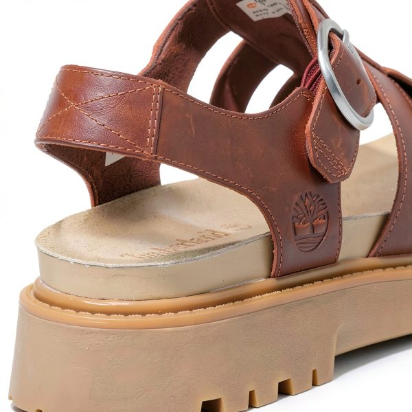 Timberland Womens Flat Sandals Premium Leather Adjustable-6