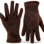 Timberland Womens Winter Gloves Faux Suede Lined Cold-0