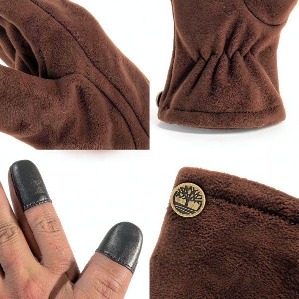 Timberland Womens Winter Gloves Faux Suede Lined Cold-5