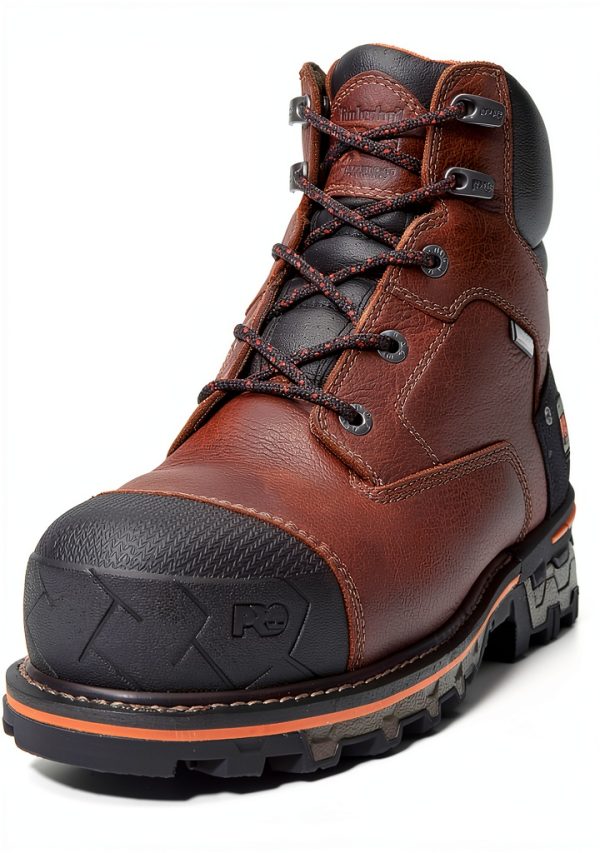Timberland PRO Brown Boots Anti-Fatigue Waterproof Safety-0