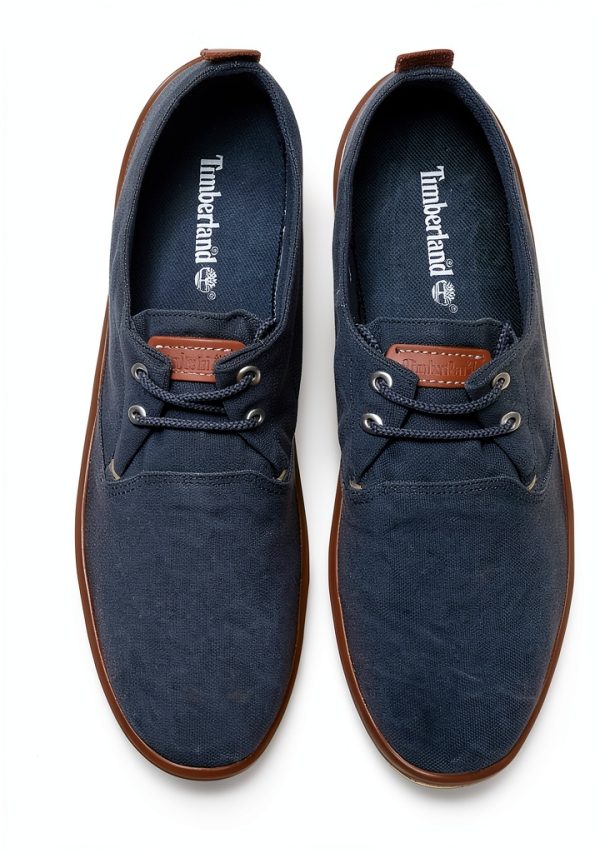 Timberland Mens Canvas Sneakers OrthoLite Insoles Light-4