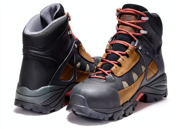 Timberland PRO Brown Work Boots Waterproof Safety Toe-2