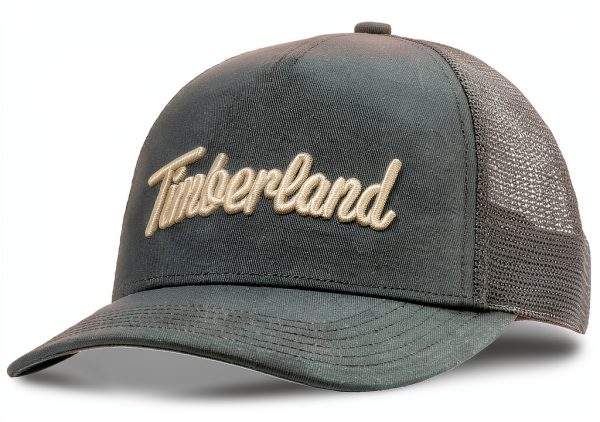 Timberland Mens Trucker Cap Adjustable Mesh Breathable-0