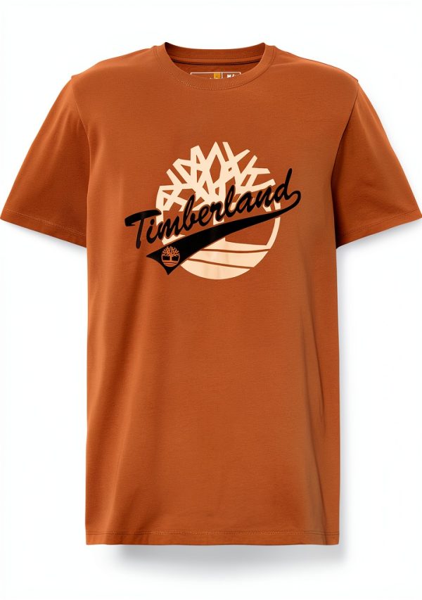 Timberland Mens T-Shirt 100 Cotton Regular Fit Graphic-4