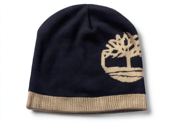 Timberland Mens Beanie Ribbed Knit Soft Fabric Logo Patch-2