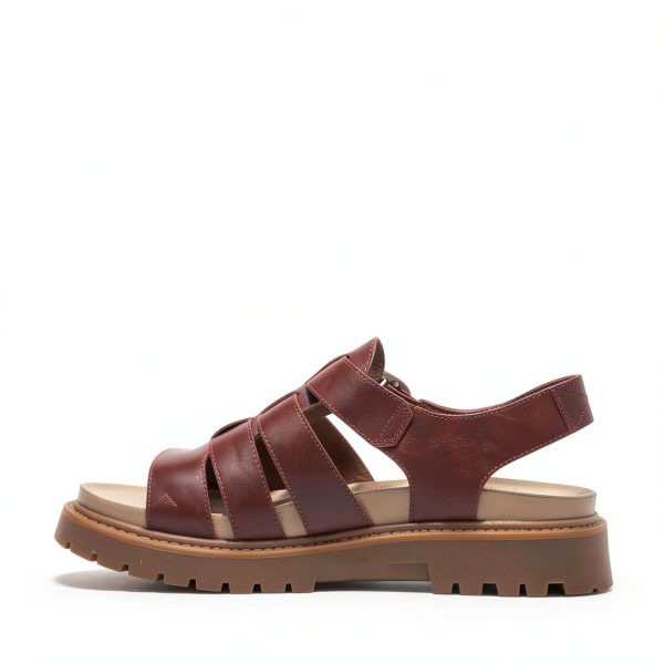 Timberland Womens Flat Sandals Premium Leather Adjustable-5