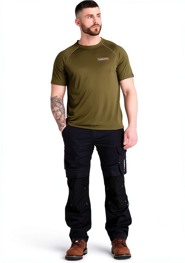 Timberland PRO Mens T-Shirt WickWork Technology ReBOTL-4