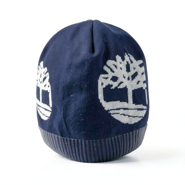 Timberland Mens Beanie Ribbed Knit Soft Fabric Logo Patch-5