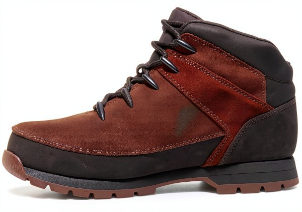 Timberland Dark Brown Suede Hiking Boots Mens-6