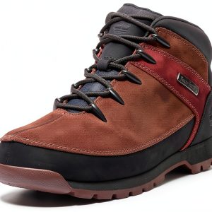 Timberland Dark Brown Suede Hiking Boots Mens-0