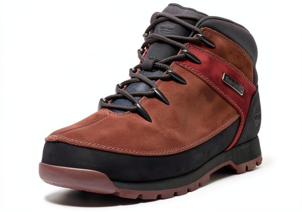 Timberland Dark Brown Suede Hiking Boots Mens-0