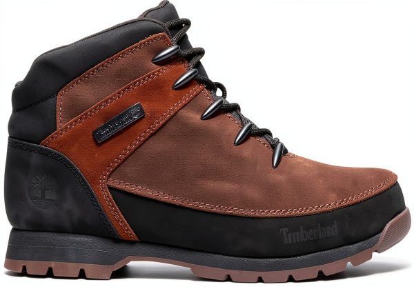 Timberland Dark Brown Suede Hiking Boots Mens-5